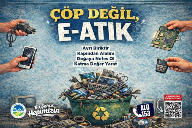 Atık ve geri dönüşüm ile çevreyi koruyun, elektronik atıklarınızı güvenle toplayın.