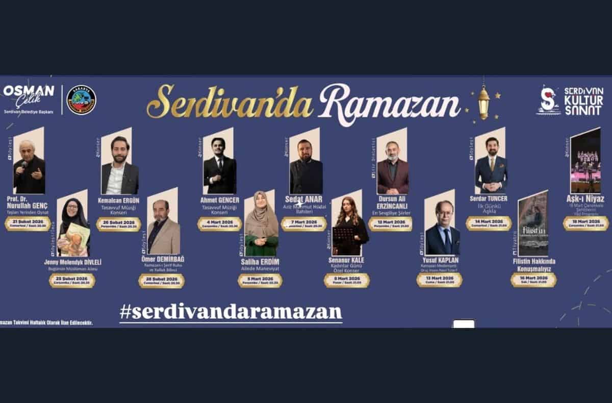 Serdivan’da Ramazan’ın Manevi İklimi Kültür ve Sanatla Buluşuyor