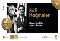 Ziya Taşkent Konser Salonu'nda Sufi Nağmeler Dinletisi ile Ramazan'ın Kültürel Zenginliği Yaşanacak
