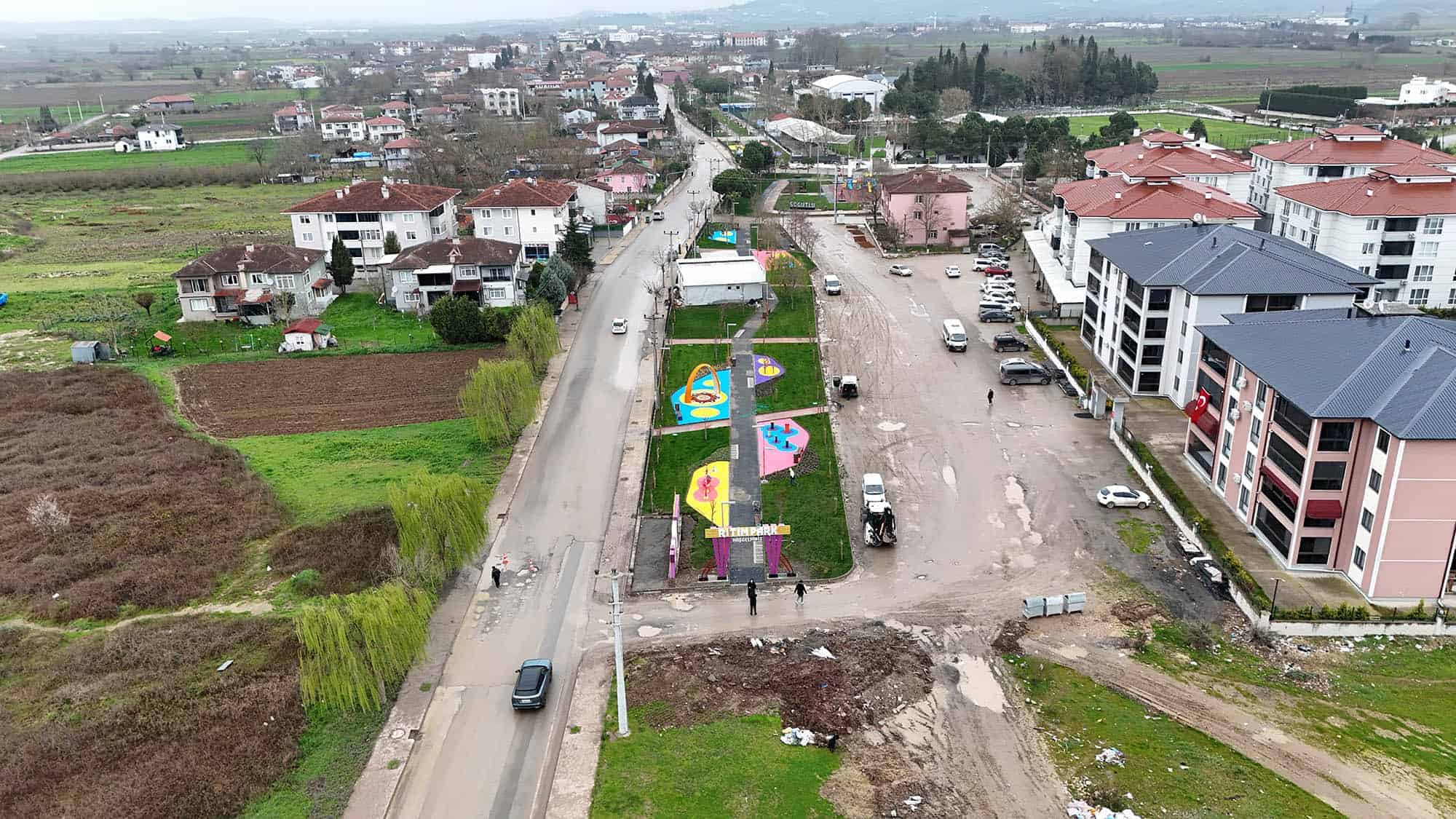 Söğütlü Ritim Park Projesinde Çalışmalar Tamamlanıyor: İlçede Yeni Bir Sosyal Alan Oluşuyor