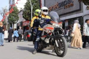 Sakarya'da Motorize Acil Sağlık Ekibi Trafiğe Kapalı Alanlarda Hizmete Başladı