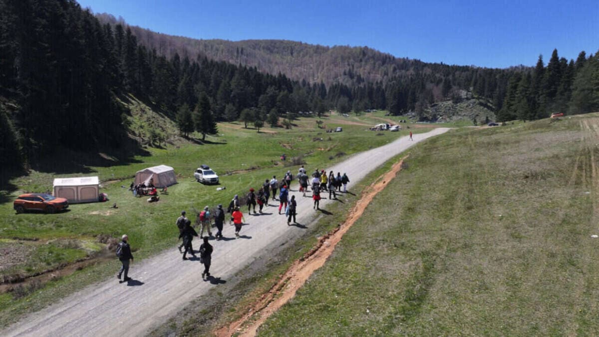 İnönü ve Ercova Yaylalarında Bahar Doğa Yürüyüşleri Doğaseverlerle Buluştu