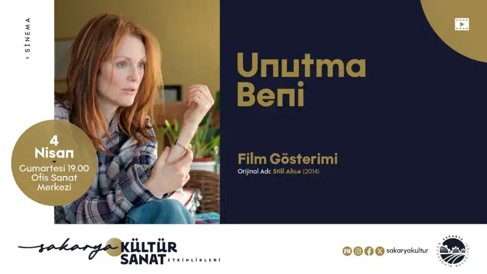 Büyükşehir Nisan Kültür Sanat Takvimi, ‘Unutma Beni’ filmiyle OSM’de başlıyor